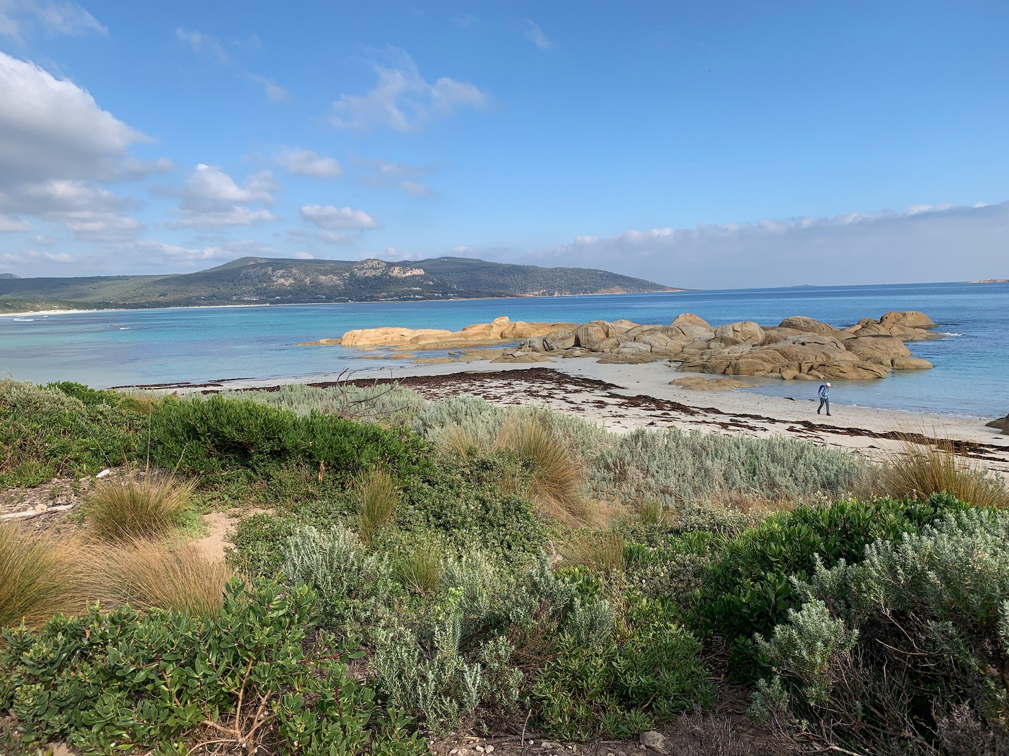 Walk a beach on Flinders Island, Tasmania Rowena Scott, Writer